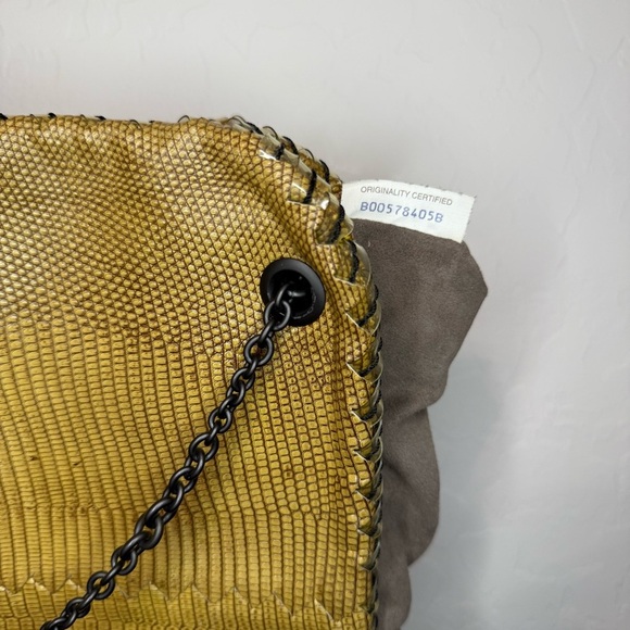 Bottega Veneta Lizard Shoulder Bag With Matching Compact Mirror One Size - Picture 11 of 15